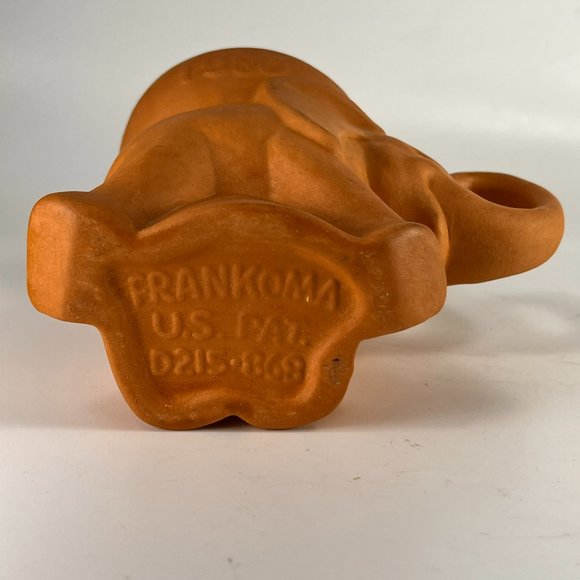 Vtg Frankoma Elephant Mug Cup Clay Stoneware Glaze Republican GOP Political 80s - Picture 8 of 13